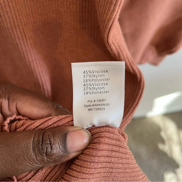 Emory Park Women’s Bodycon Ballon Sleeve Tunic Sweater Dress size Medium - Picture 11 of 12